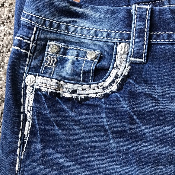 BRAND NEW MISS ME SIZE 27 MIDRISE ANKLE SKINNY DENIM JEANS - Picture 4 of 11